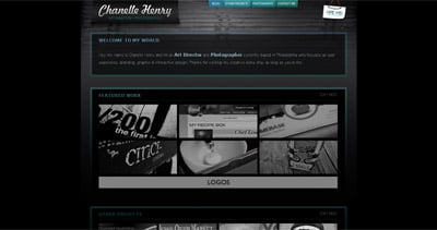 Chanelle Henry Website Screenshot