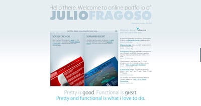 Julio Fragoso Website Screenshot