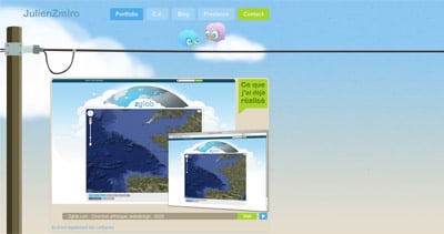 Julien Zmiro Website Screenshot