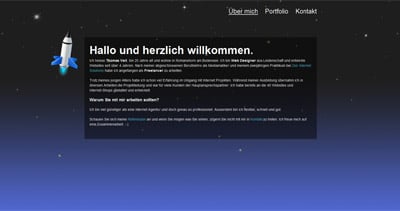 Thomas Veit Website Screenshot