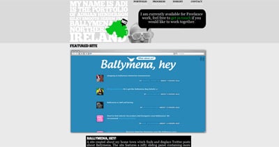 My Name Is Adi Website Screenshot