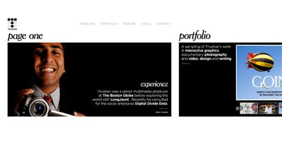 Thushan Website Screenshot