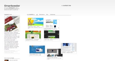 Tilman Koester Website Screenshot