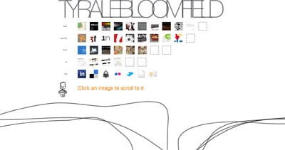 Tyrale Bloomfield Website Screenshot