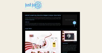 just juicy Website Screenshot