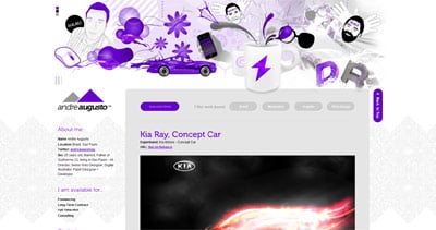 Andre Augusto Website Screenshot