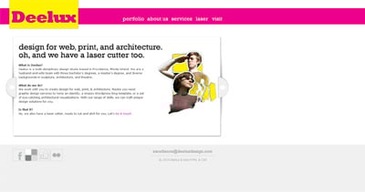 Deelux Website Screenshot