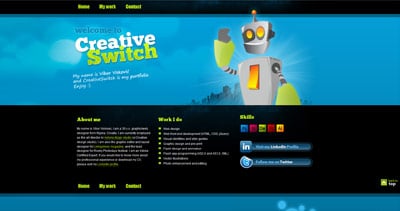 CreativeSwitch Website Screenshot