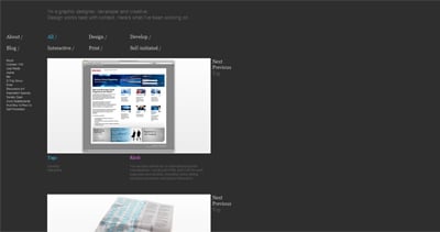 Colin Elliot Website Screenshot