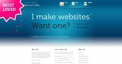 Steven Little Website Screenshot