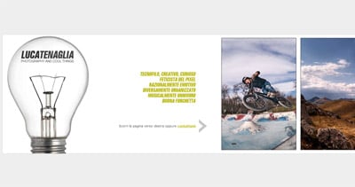 Luca Tenaglia Website Screenshot