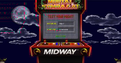 Mortal Kombaaat Website Screenshot