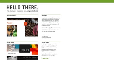 Rachael Chiseck Website Screenshot