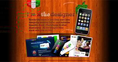 Gaal Levi Website Screenshot