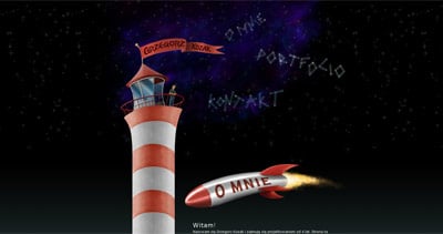 Grzegorz Kozak Website Screenshot