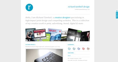 Richard Turnbull Website Screenshot
