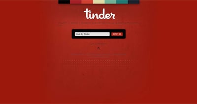Made By Tinder Website Screenshot