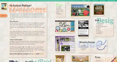 Azzcat Design Website Screenshot