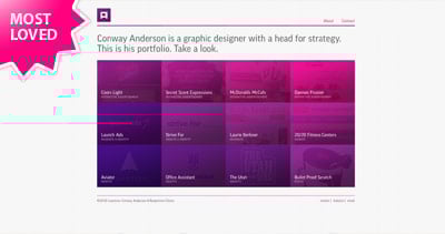 Conway Anderson Website Screenshot