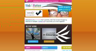 Web & Motion Website Screenshot