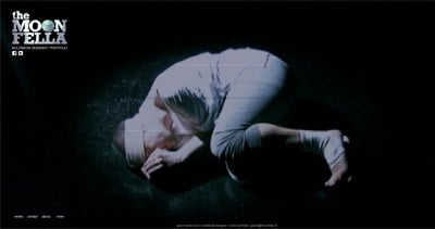 The Moon Fella Website Screenshot