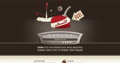 Soonr Website Screenshot