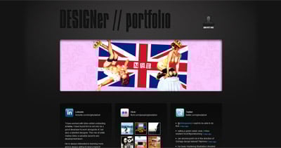 Giles Talbot Website Screenshot