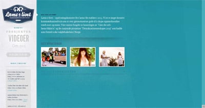 Læms e livet Website Screenshot