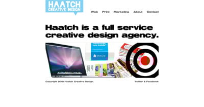 Haatch Creative Design Website Screenshot