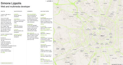 Simone Lippolis Website Screenshot