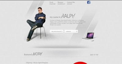 Ralph Millard Website Screenshot