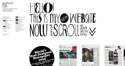 Matthias Last Website Screenshot