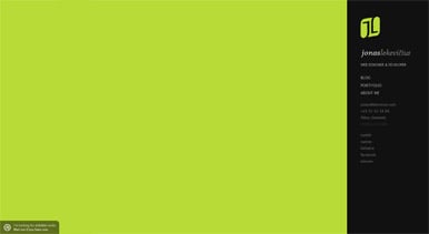 Jonas Lekevicius Website Screenshot