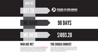 Andy and Ashley Website Screenshot