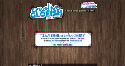 Creative Glofish Website Screenshot