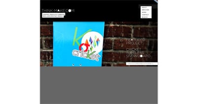 Think-Make Website Screenshot