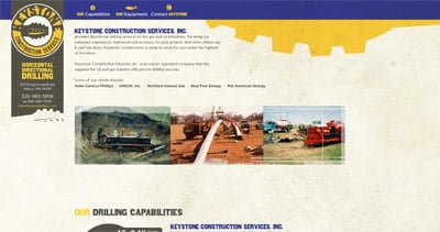 Keystone Website Screenshot