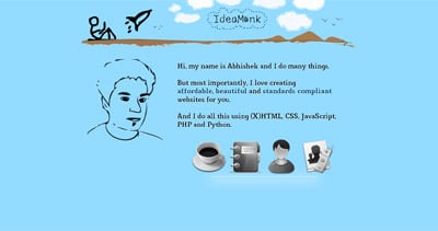 IdeaMonk Website Screenshot