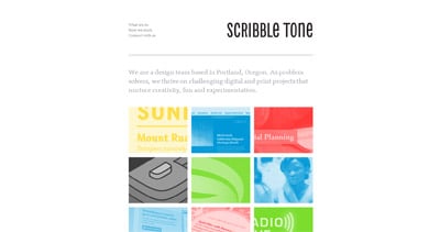 Scribble Tone Website Screenshot