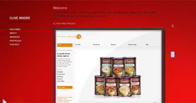 Clive Moore Website Screenshot