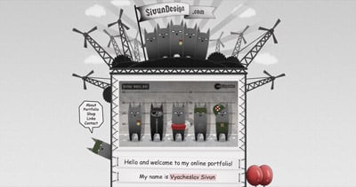 Vyacheslav Sivun Website Screenshot