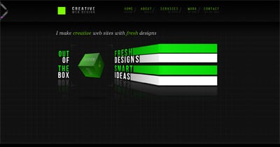 Creative Web Design Website Screenshot