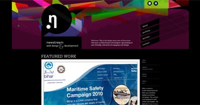 newstream design Website Screenshot