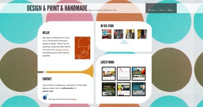 Catherine Vo Website Screenshot