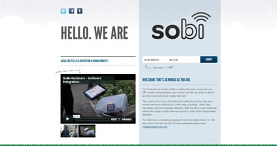 Social Bicycles Website Screenshot