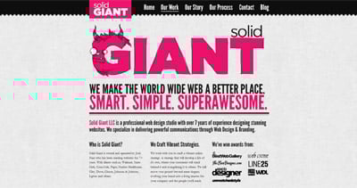 Solid Giant Website Screenshot