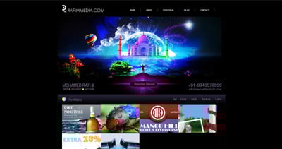 Rafimmedia Website Screenshot