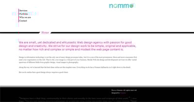 Nommo Website Screenshot