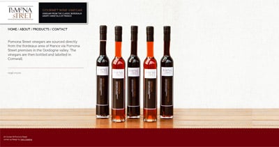 Pomona Street Website Screenshot