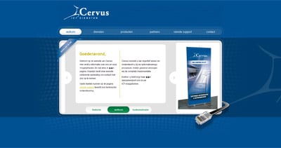 Cervus Website Screenshot